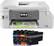 Front. Brother - INKvestment Tank MFC-J995DW XL Wireless All-In-One Inkjet Printer - White.