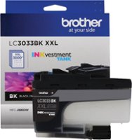 Brother - LC3033BKS XXL Super High-Yield INKvestment Tank Ink Cartridge - Black - Front_Zoom