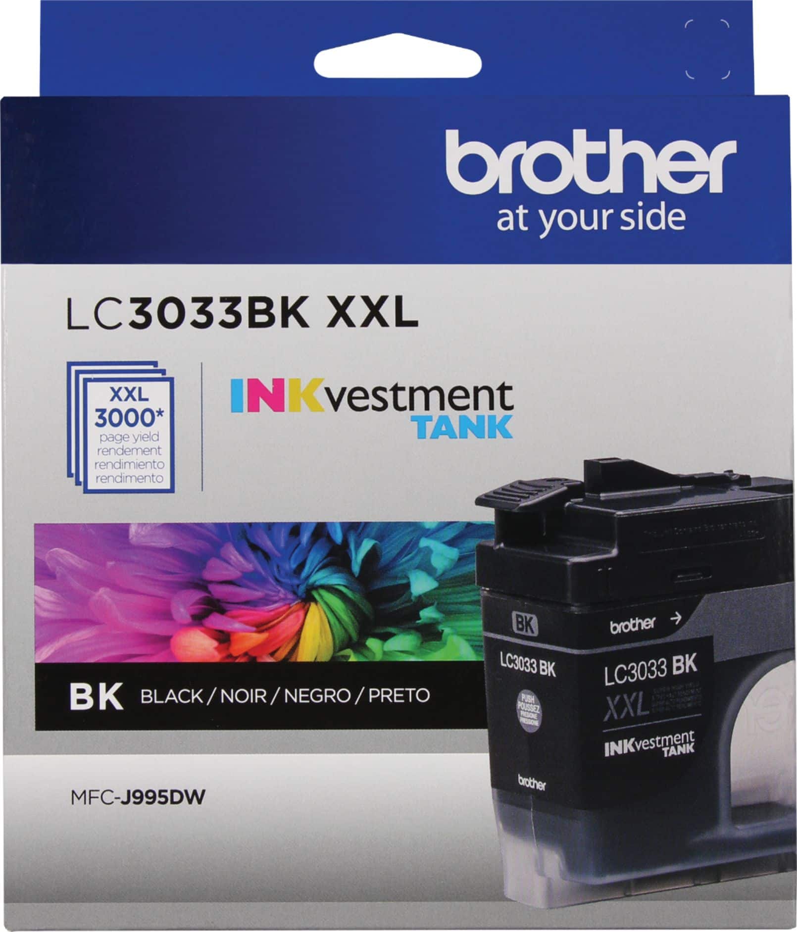 Alt View 12. Brother - LC3033BKS XXL Super High-Yield INKvestment Tank Ink Cartridge - Black.
