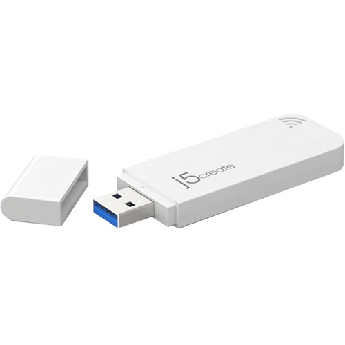 Best Buy: j5create Dual-Band Wireless-AC USB Network Adapter White JUE304
