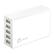 Front. j5create - 5' Power Adapter - White.