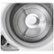 Alt View 2. GE - 4.9 Cu. Ft. 13-Cycle Top-Loading Washer - White on White/Silver.