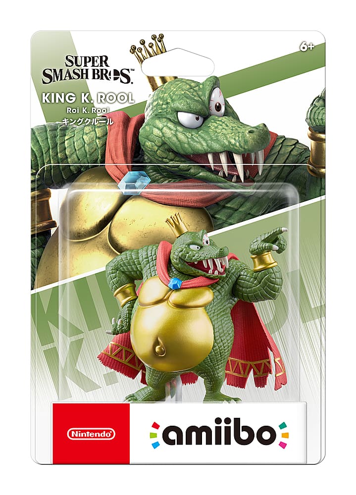 Nintendo - amiibo Figure (King K. Rool) - Green - Front_Zoom