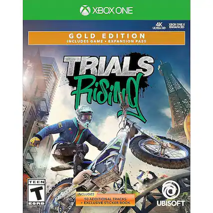 Front. Ubisoft - Trials Rising. - T (Teen 13+)