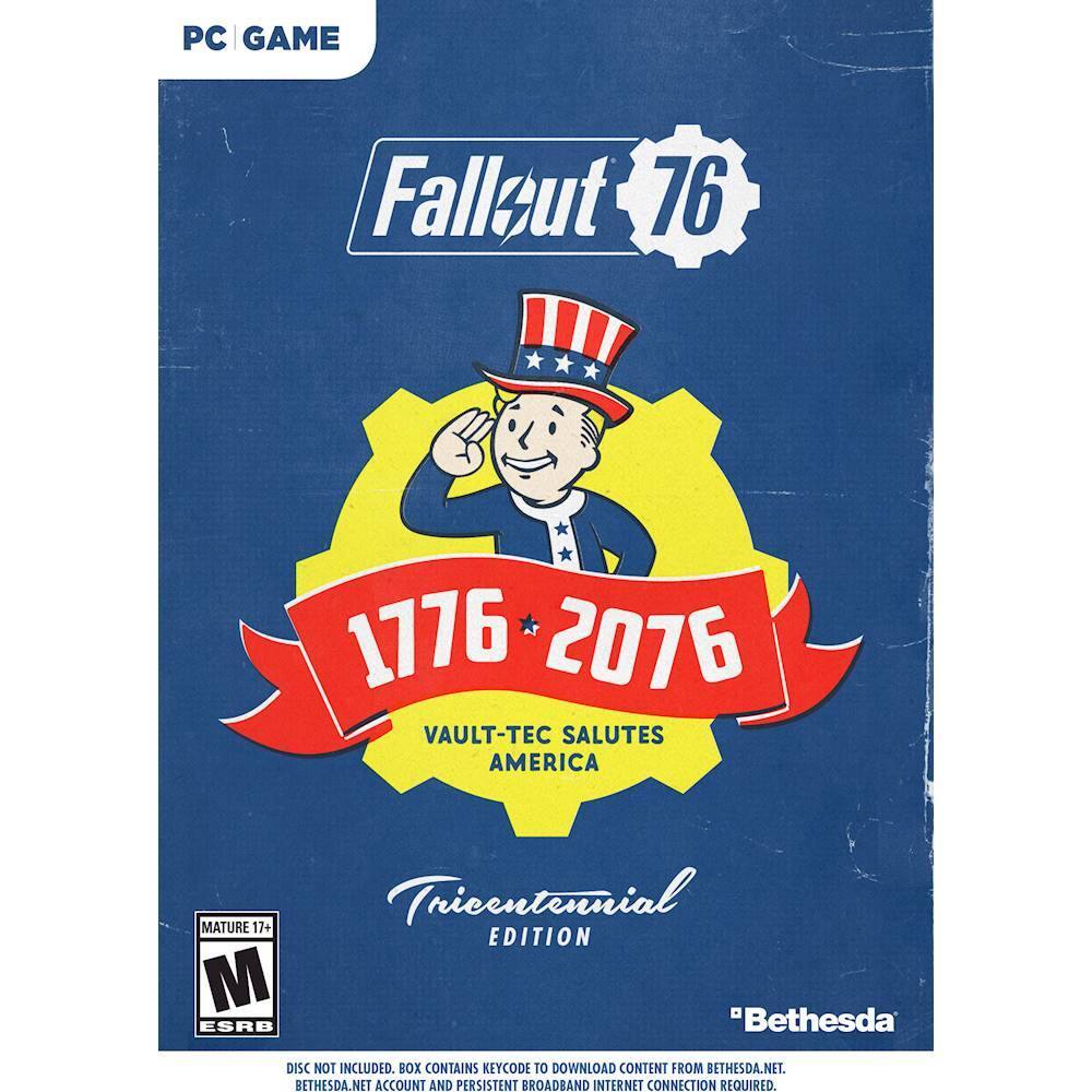 Front. Bethesda - Fallout 76 Tricentennial Edition.