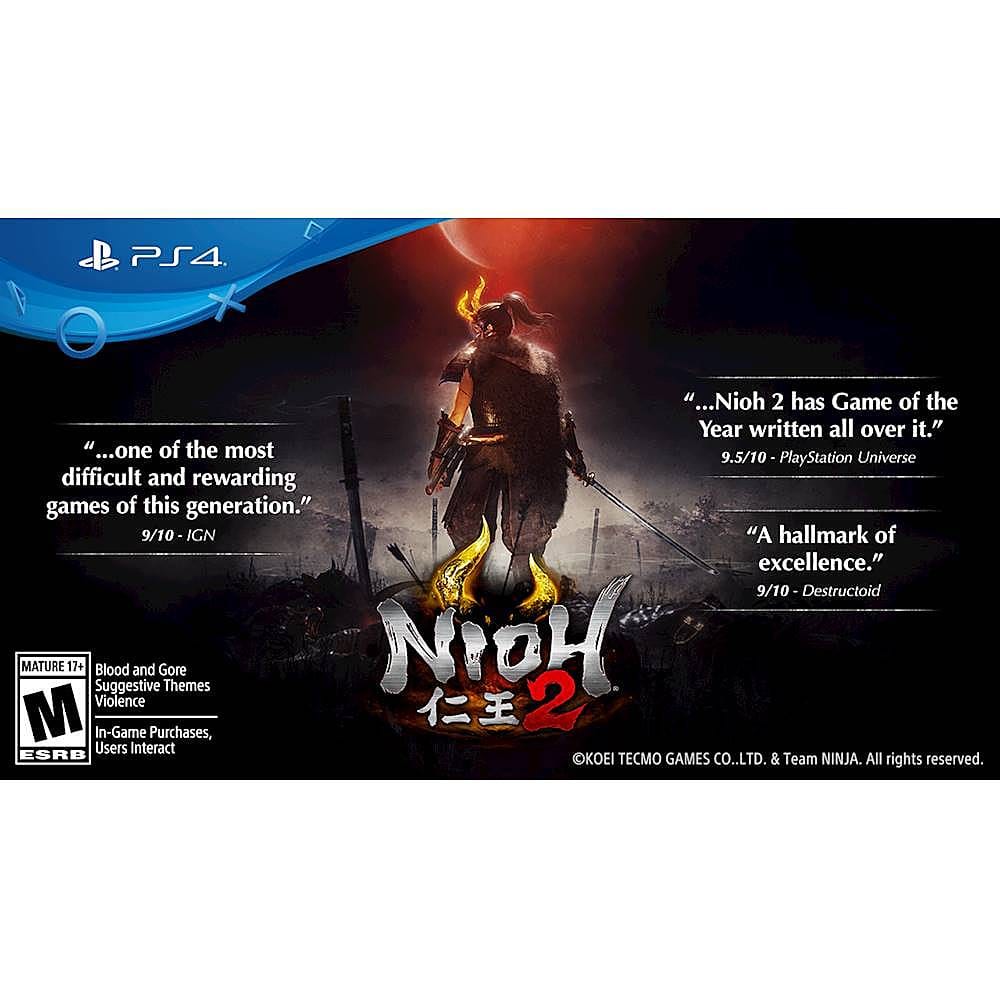 Nioh 2 Standard Edition PlayStation 4 PlayStation 5 3004236