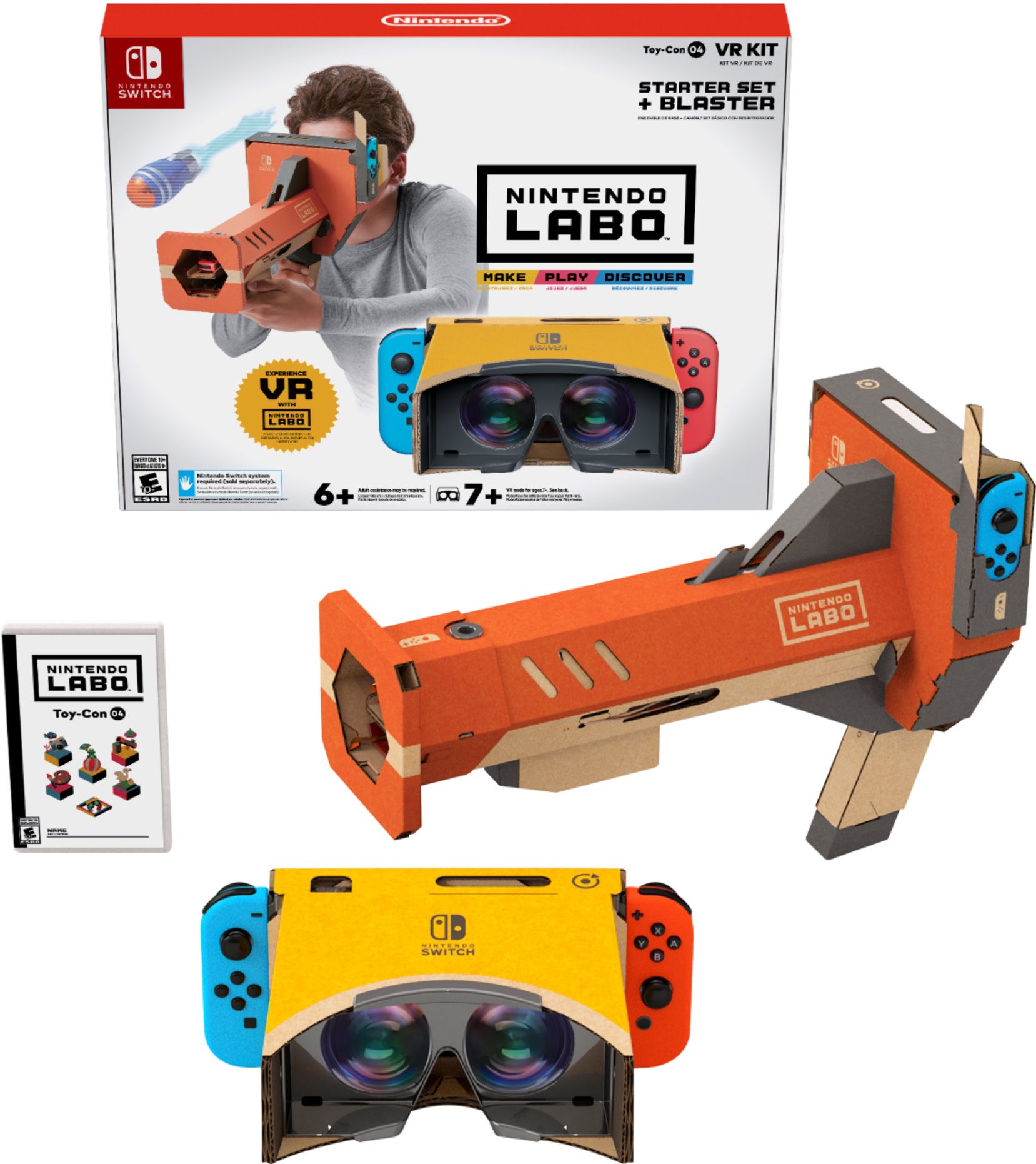 Best Buy: Labo Toy-Con 04: VR Kit Starter Set + Blaster Nintendo 