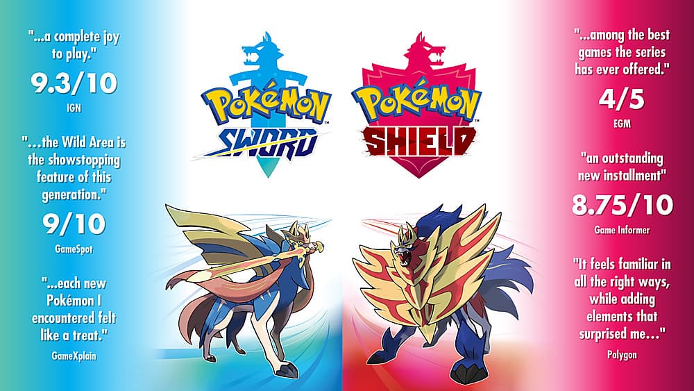 Best Buy: Pokémon Sword and Pokémon Shield Double Pack Standard Edition  Nintendo Switch HACRALZ21