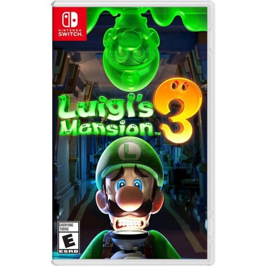 Front Zoom. Luigi's Mansion 3 - Nintendo Switch.
