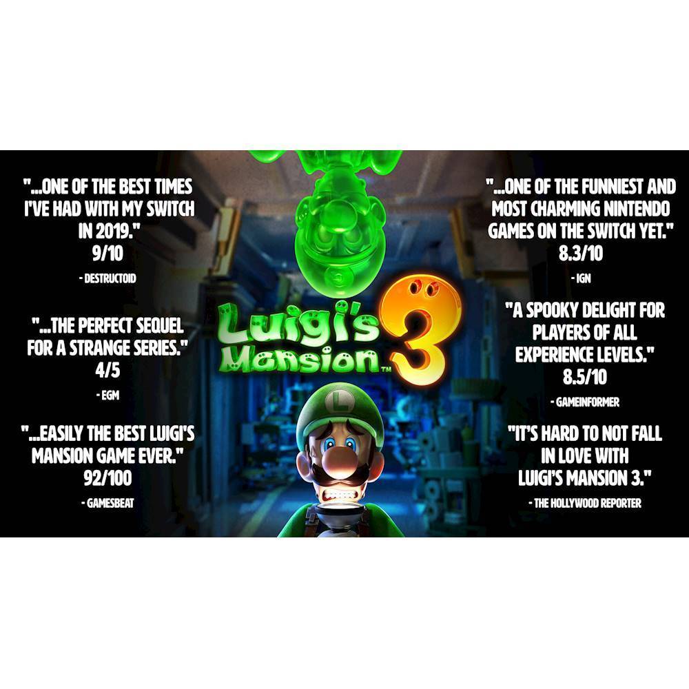 Luigi's Mansion 3 Nintendo Switch HACPAG3JA - Best Buy