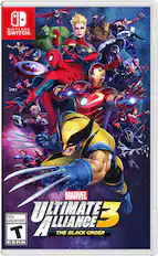 Front. Nintendo - MARVEL ULTIMATE ALLIANCE 3: The Black Order.