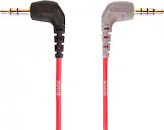 Front. RØDE - SC7 0.55' 3.5mm TRS to TRRS Patch Cable - Red.