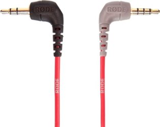RØDE - SC7 0.55' 3.5mm TRS to TRRS Patch Cable - Red - Front_Zoom
