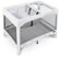 Angle Zoom. 4moms - breeze classic Playard with Removable Bassinet - Light Gray.