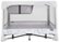Alt View Zoom 11. 4moms - breeze classic Playard with Removable Bassinet - Light Gray.
