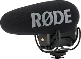 RØDE - VIDEOMIC PRO+ Premium On-Camera Microphone - Black