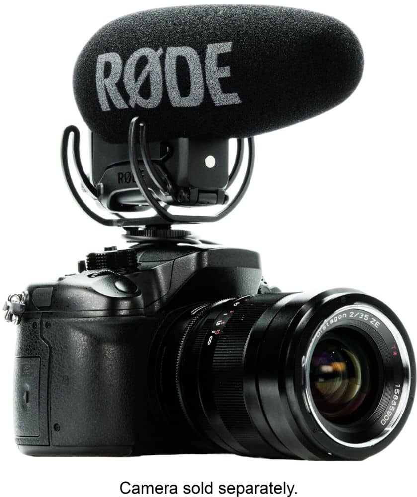 Alt View 11. RØDE - VIDEOMIC PRO+ Premium On-Camera Microphone - Black.