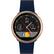 Alt View 11. MyKronoz - ZeRound2 Smartwatch 45mm - Pink Gold with Blue Silicone Band.