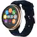 Left. MyKronoz - ZeRound2 Smartwatch 45mm - Pink Gold with Blue Silicone Band.