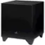 Left. MartinLogan - Dynamo 1100X 12" 1300W Sealed, Powered Subwoofer, with Sub Control App and Wireless Ready - Satin Black.