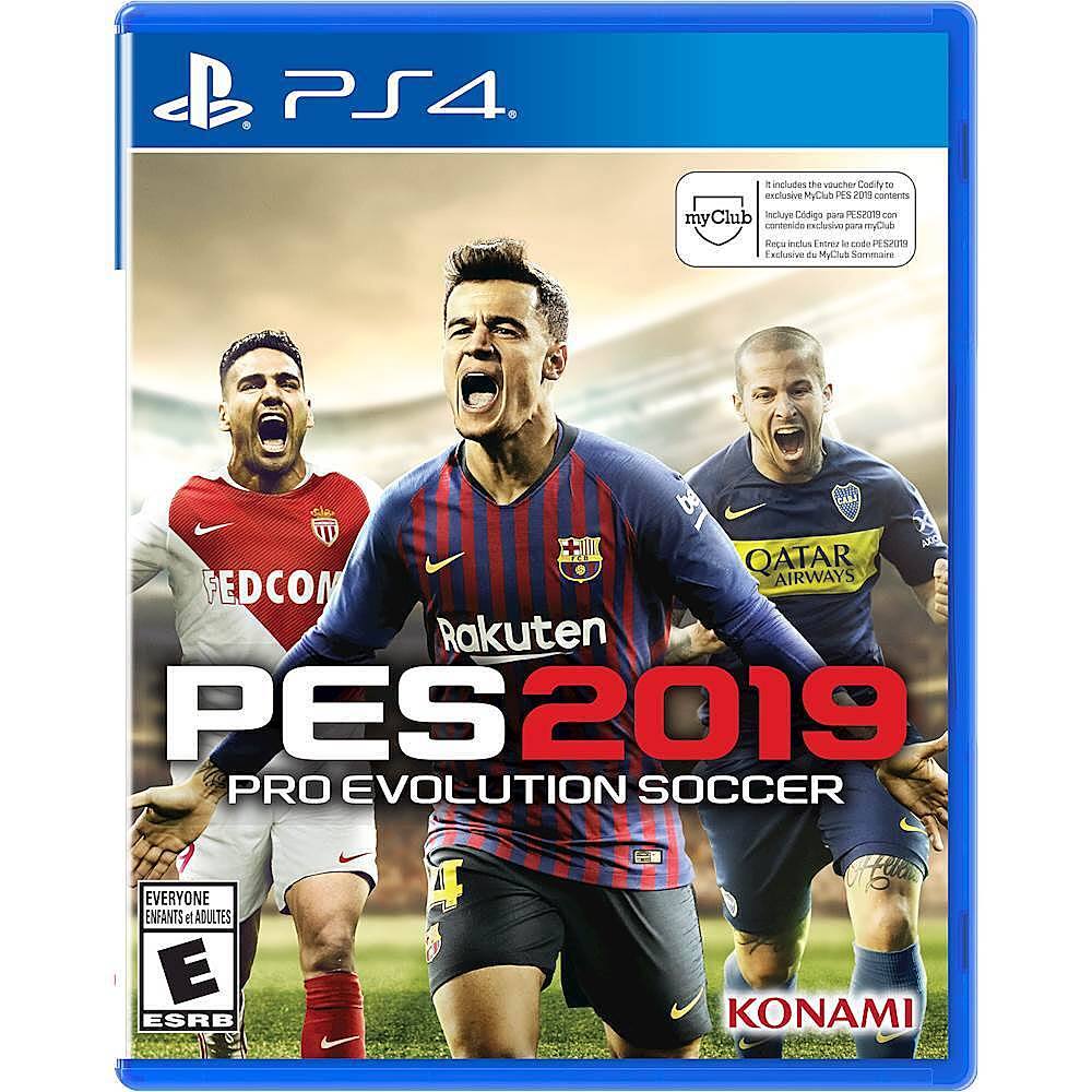 Front. Konami - PES 2019: Pro Evolution Soccer.