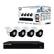 Alt View 12. Night Owl - 8-Channel, 4-Camera Indoor/Outdoor Wired 4k 2TB NVR Surveillance System - Black/White.