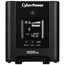 CyberPower - PFC Sinewave Series 1000VA Battery Back-Up System - Black