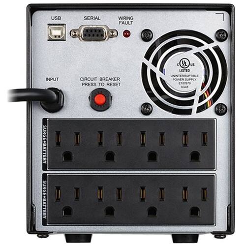 Alt View 13. CyberPower - PFC Sinewave Series 1000VA Battery Back-Up System - Black.