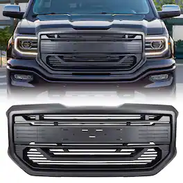 AMERICAN MODIFIED - Armor Grille for 2016 to 2018 GMC Sierra 1500 - Matte Black