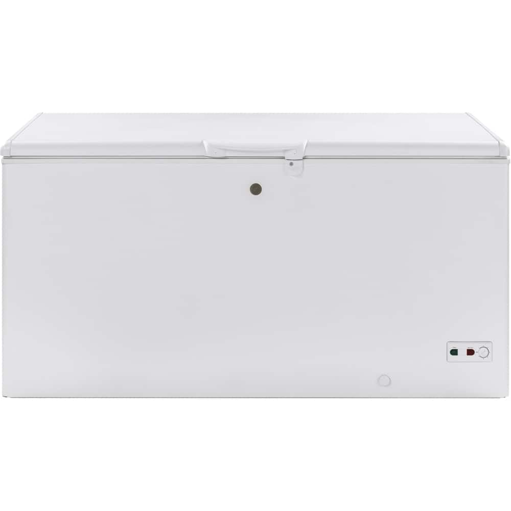 GE - 15.7 Cu. Ft. Chest Freezer - White - Front_Zoom