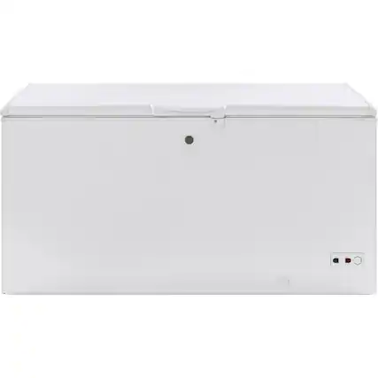 Front. GE - 15.7 Cu. Ft. Chest Freezer - White.