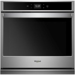 Whirlpool - 30" Built-In Single Electric Wall Oven - Stainless steel - Front_Zoom