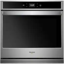 Whirlpool - 30" Built-In Single Electric Wall Oven - Stainless Steel