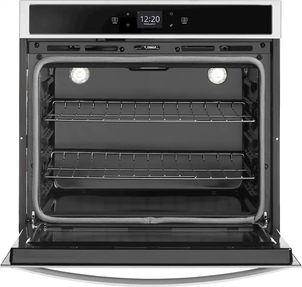 Alt View 12. Whirlpool - 30" Built-In Single Electric Wall Oven - Stainless Steel.