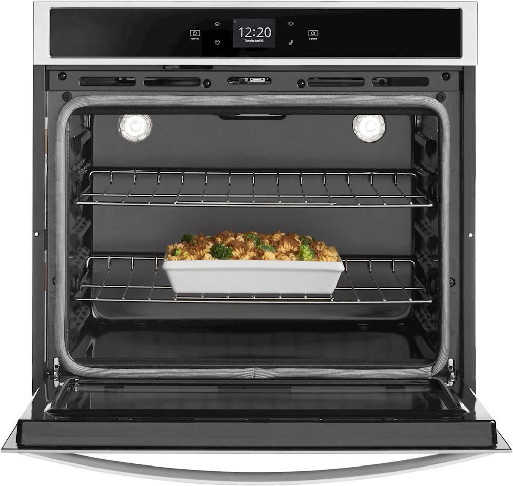 Alt View 13. Whirlpool - 30" Built-In Single Electric Wall Oven - Stainless Steel.
