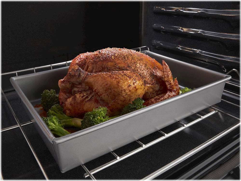 Alt View 14. Whirlpool - 30" Built-In Single Electric Wall Oven - Stainless Steel.