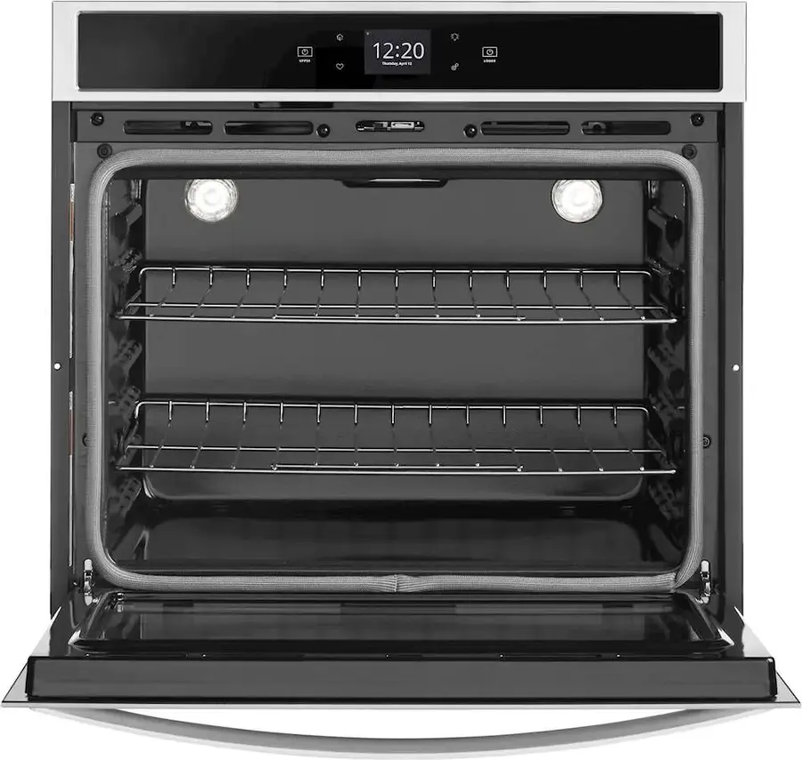 Alt View 12. Whirlpool - 27" Built-In Single Electric Wall Oven - Stainless Steel.