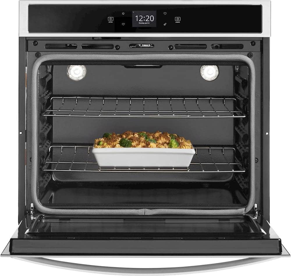 Alt View 13. Whirlpool - 27" Built-In Single Electric Wall Oven - Stainless Steel.