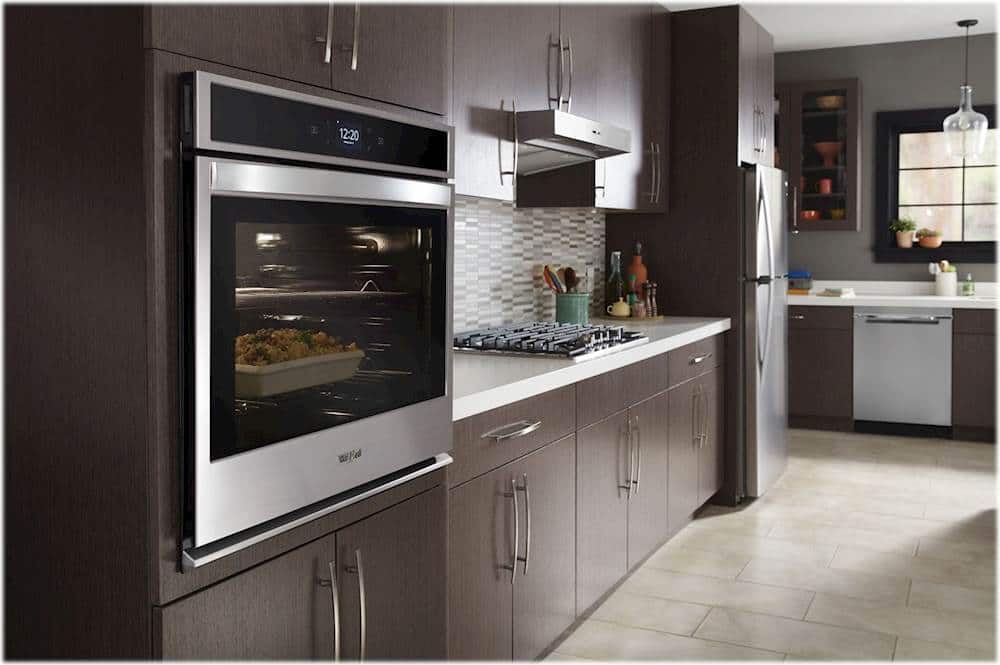 Alt View 16. Whirlpool - 27" Built-In Single Electric Wall Oven - Stainless Steel.