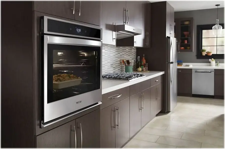 Alt View 16. Whirlpool - 27" Built-In Single Electric Wall Oven - Stainless Steel.