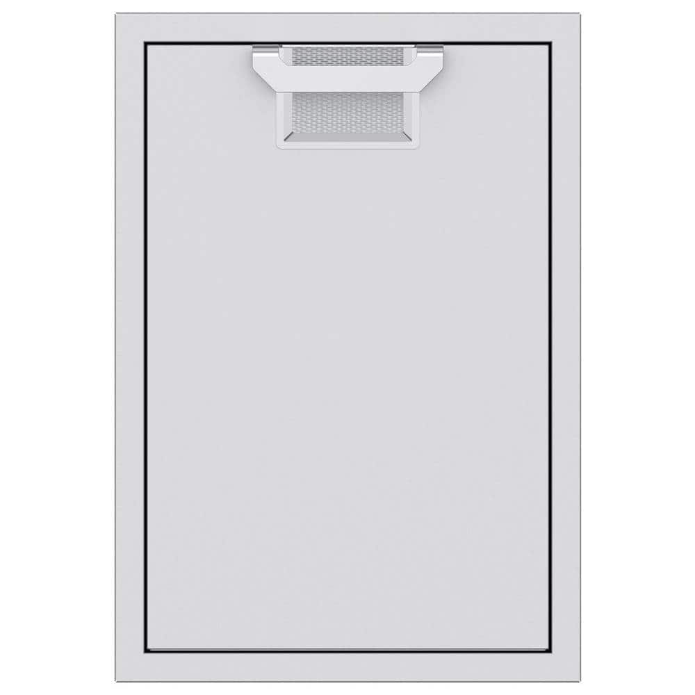 Hestan - Aspire AEDR Series 20" Built-In Trash Storage Drawer - Steeletto - Angle_Zoom