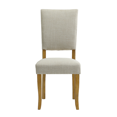 Walker Edison - Open-Back Parsons Upholstered Dining Chairs (Set of 2) - Ivory