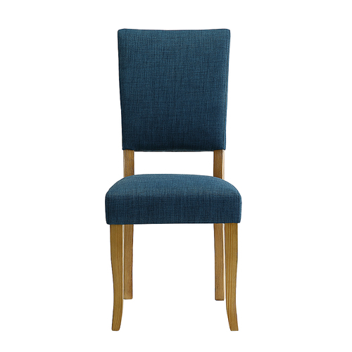 Walker Edison - Open-Back Parsons Upholstered Dining Chairs (Set of 2) - Blue