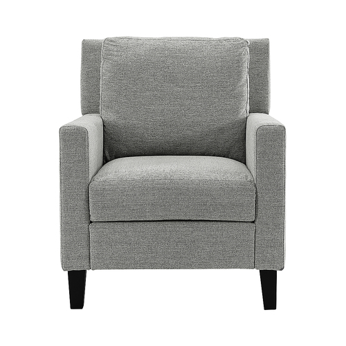 Walker Edison - Linen and 100% Polyester Accent Chair - Gray