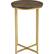 Alt View 13. Walker Edison - Modern Glam Side Table - Dark Walnut & Gold.