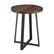 Angle. Walker Edison - Urban Industrial Side Table - Dark Walnut.