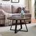 Alt View Zoom 13. Walker Edison - Round Rustic Coffee Table - Dark Walnut.