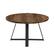 Alt View 11. Walker Edison - Round Rustic Coffee Table - Rustic Oak.