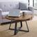 Alt View 14. Walker Edison - Round Rustic Coffee Table - Rustic Oak.