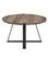 Alt View 11. Walker Edison - Round Rustic Coffee Table - Gray Wash.